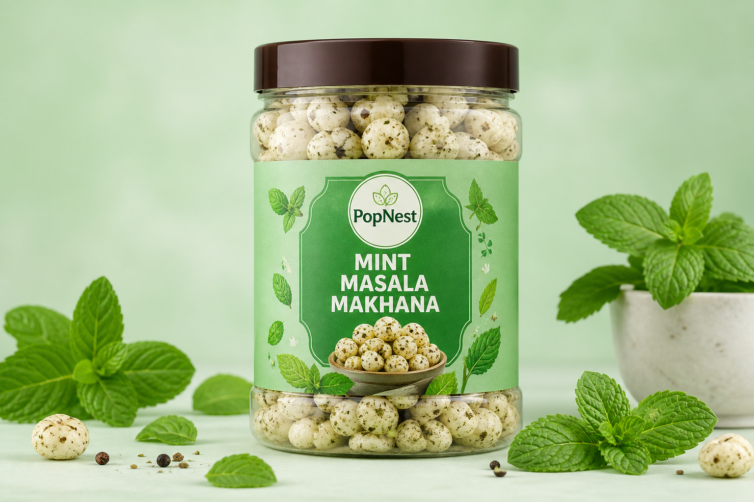 Mint Masala Makhana